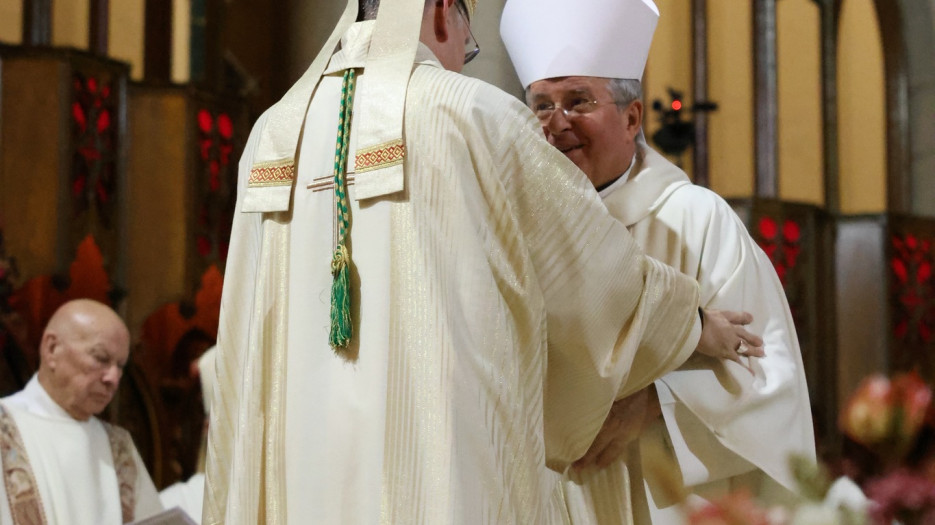Bishop Alain Faubert Installed as Bishop of Valleyfield