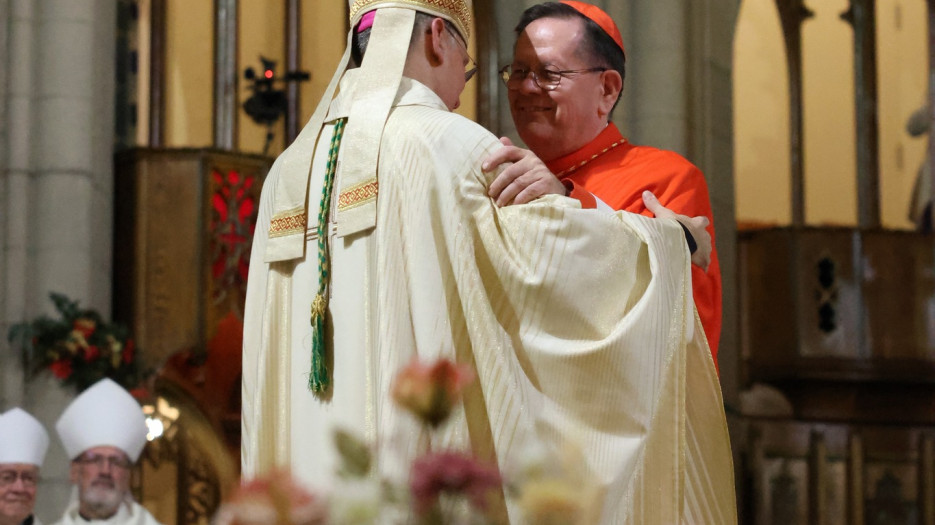 Bishop Alain Faubert Installed as Bishop of Valleyfield