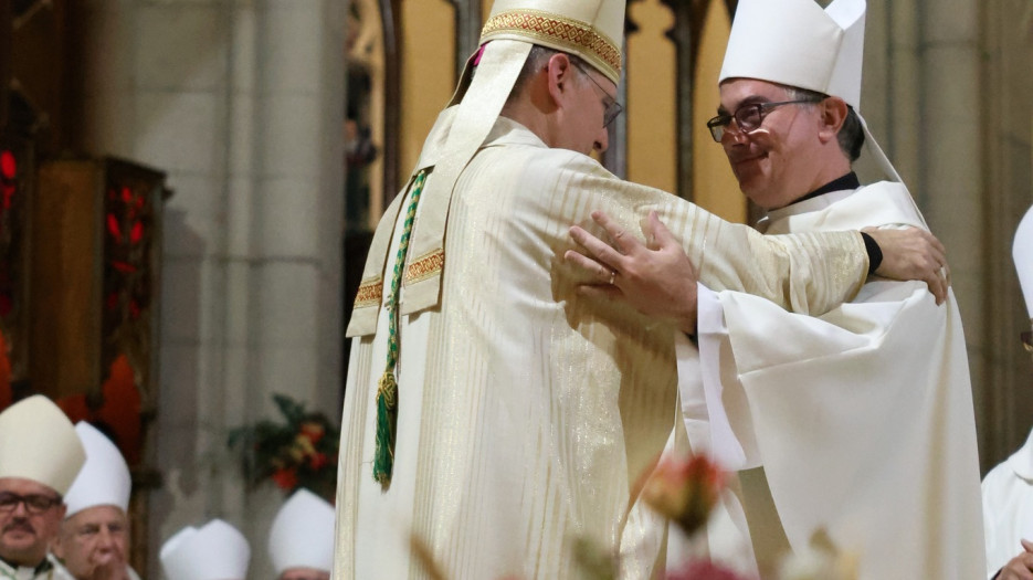 Bishop Alain Faubert Installed as Bishop of Valleyfield