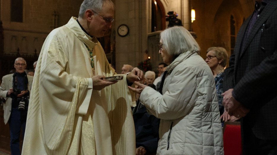 Mgr Alain Faubert a été installé du diocèse de Valleyfield