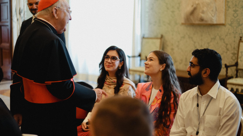 Sally Yasmine took part in the International Youth Advisory Body’s second gathering in Rome