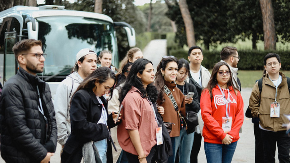 Sally Yasmine took part in the International Youth Advisory Body’s second gathering in Rome